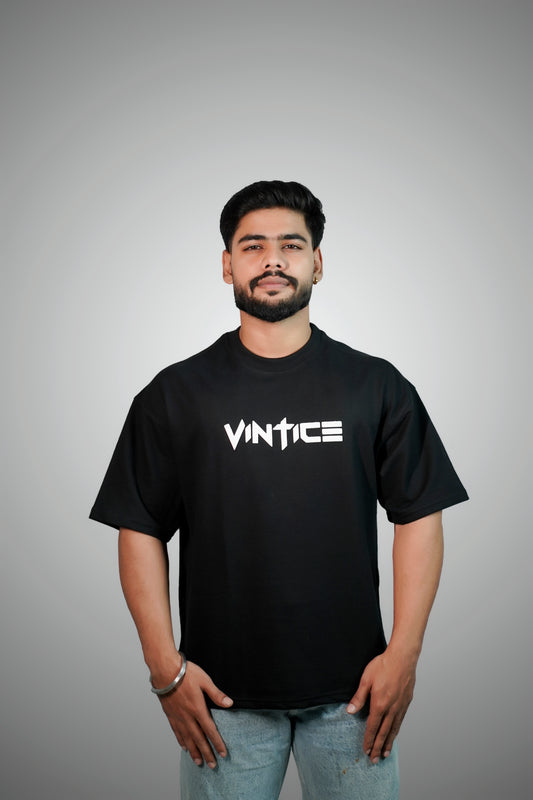 Vintice Dragon Oversized T-Shirt – Black