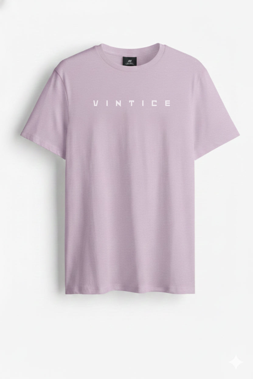 Vintice Lavender CottonT-Shirt – Regular Fit