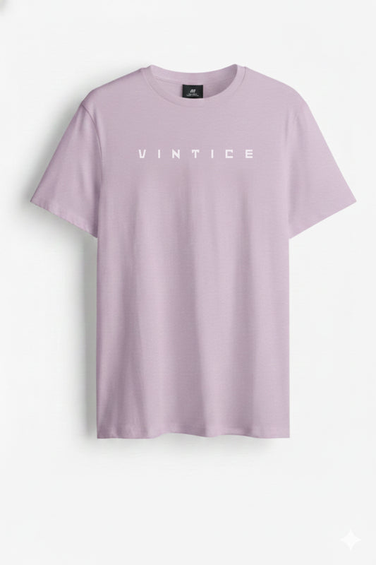 Vintice Lavender CottonT-Shirt – Regular Fit
