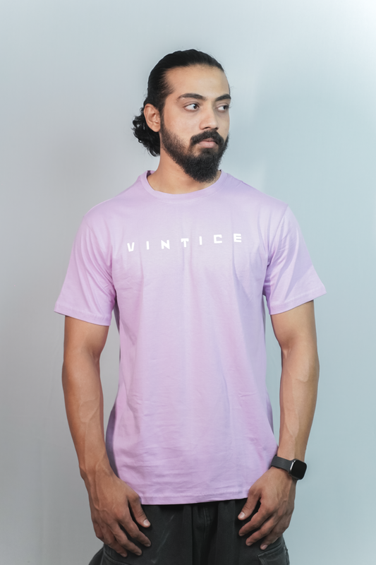 Vintice Lavender Cotton Sinker T-Shirt – Regular Fit