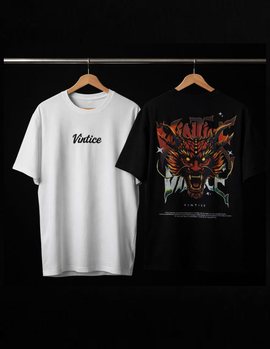 Vintice dragon & classic oversized combo set .